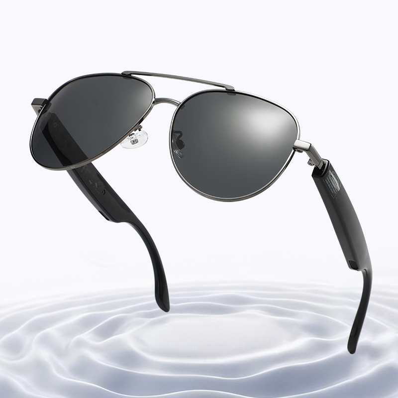 Sunglasses Aviator Polarized - Bluetooth Akıllı Aviator Güneş Gözlüğü Erkek