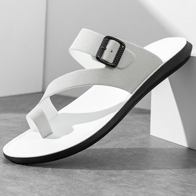 Flip Flop Leather Men - 2026 Yeni Yaz El Yapımı Deri