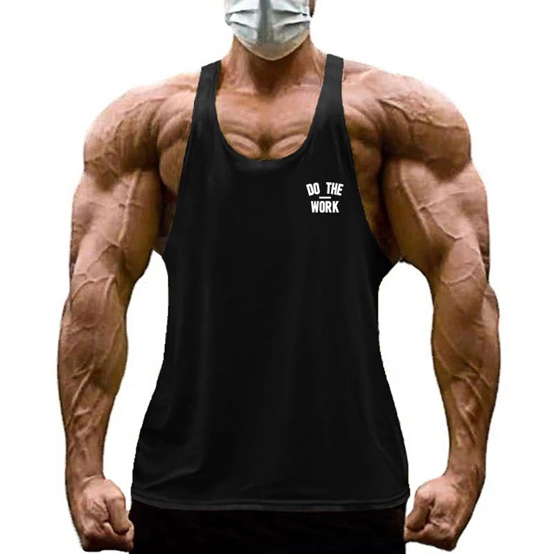 Tank Top Muscle - Erkek Pamuk Kolsuz Tees Spor Salonu