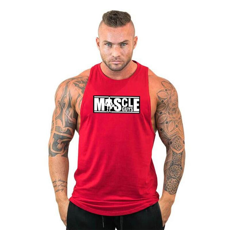 Tank Top Muscle - Erkek kas egzersiz kolsuz gömlek erkekler
