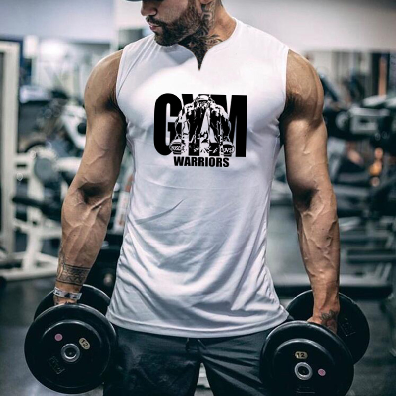 Tank Top Muscle - Yaz Koşu V Yaka Yelekler Spor