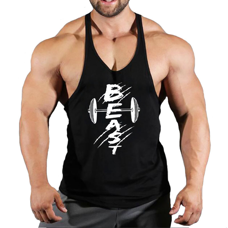 Tank Top Muscle - Yaz marka spor kolsuz bluz erkek