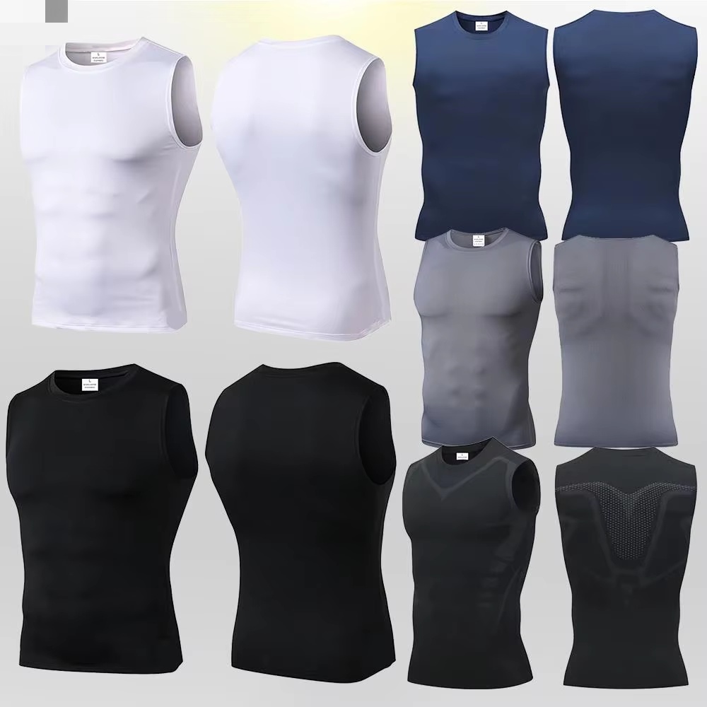 Tank Top Muscle - Sıkıştırma Tank Top Erkek Spor Gömlek