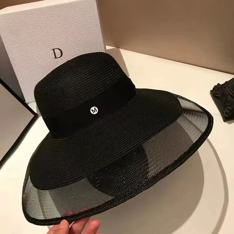 Bucket Hat Straw - Kadın UPF 50+ Katlanabilir Hasır Güneş