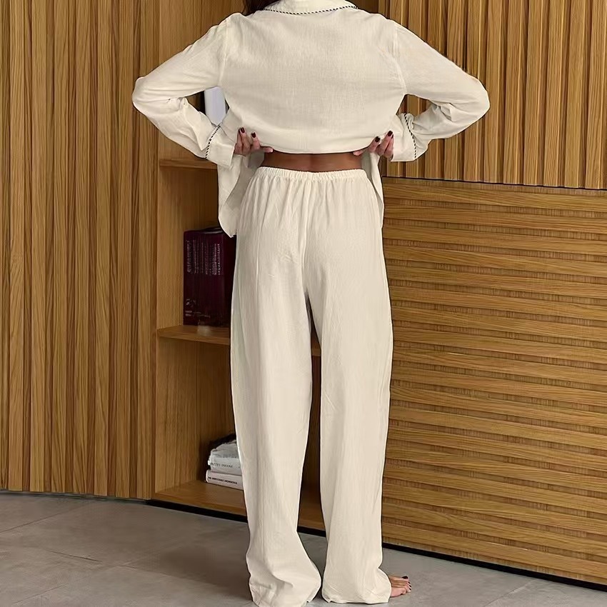 Pamuklu Kadın Pijama Takımı Ko - Linen Shirt Breathable incelemesi ve fiyatı