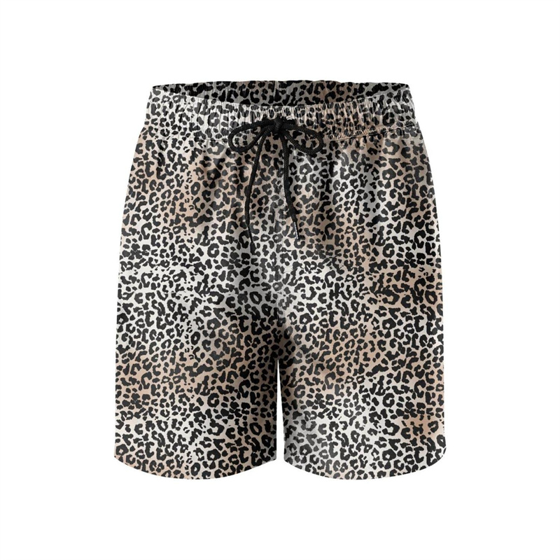 Moda leopar 3D baskı plaj şort - Trunks Board Surf incelemesi ve fiyatı