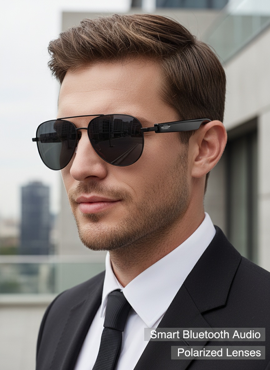 Bluetooth Akıllı Aviator Güneş - Sunglasses Aviator Polarized incelemesi ve fiyatı