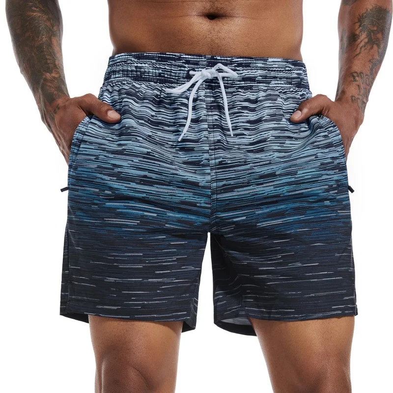 Trendy Ombre Çizgili Grafik Er - Trunks Board Surf incelemesi ve fiyatı