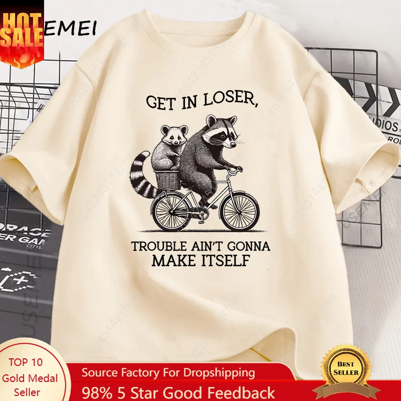 Get in Loser T Shirt Komik Rak - Tee Graphic Print incelemesi ve fiyatı
