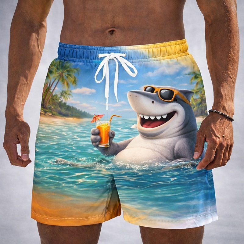 Komik Tatil Hayvan Grafikli Er - Trunks Board Surf incelemesi ve fiyatı