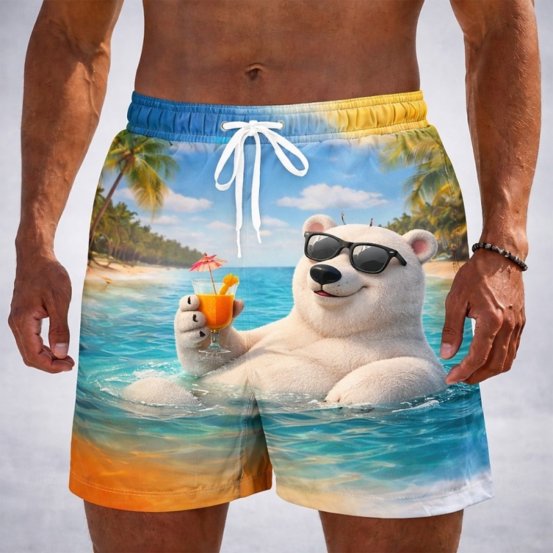 Komik Tatil Hayvan Grafikli Er - Trunks Board Surf incelemesi ve fiyatı