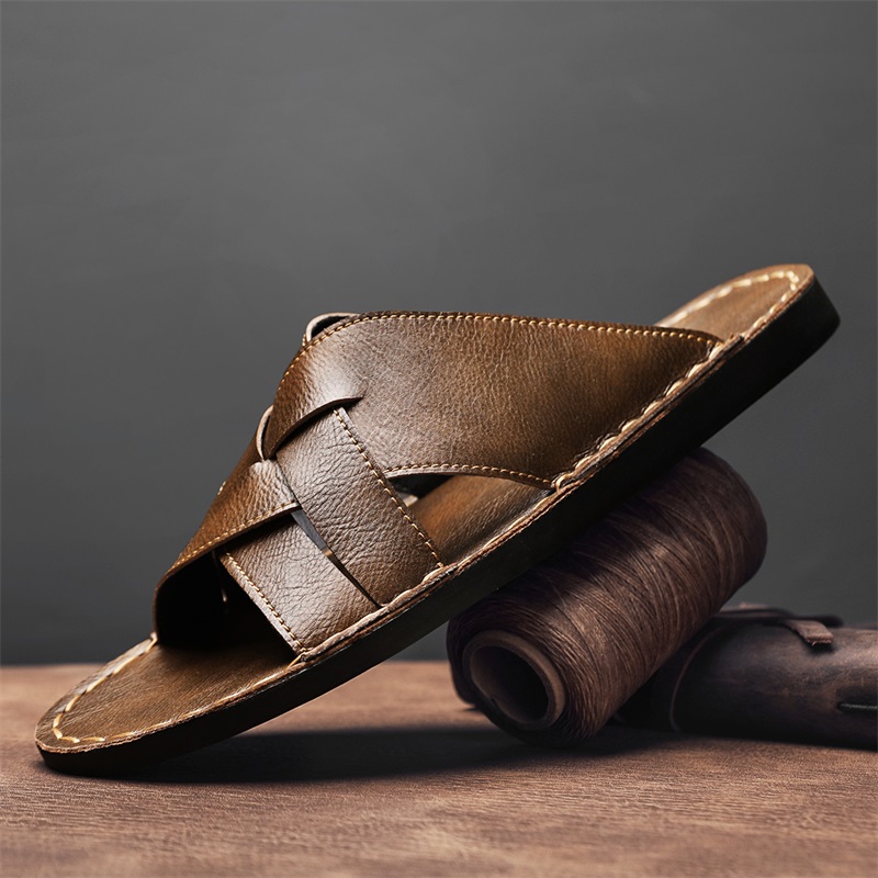 Moda Hakiki Deri Erkek Terlik  - Flip Flop Leather Men incelemesi ve fiyatı
