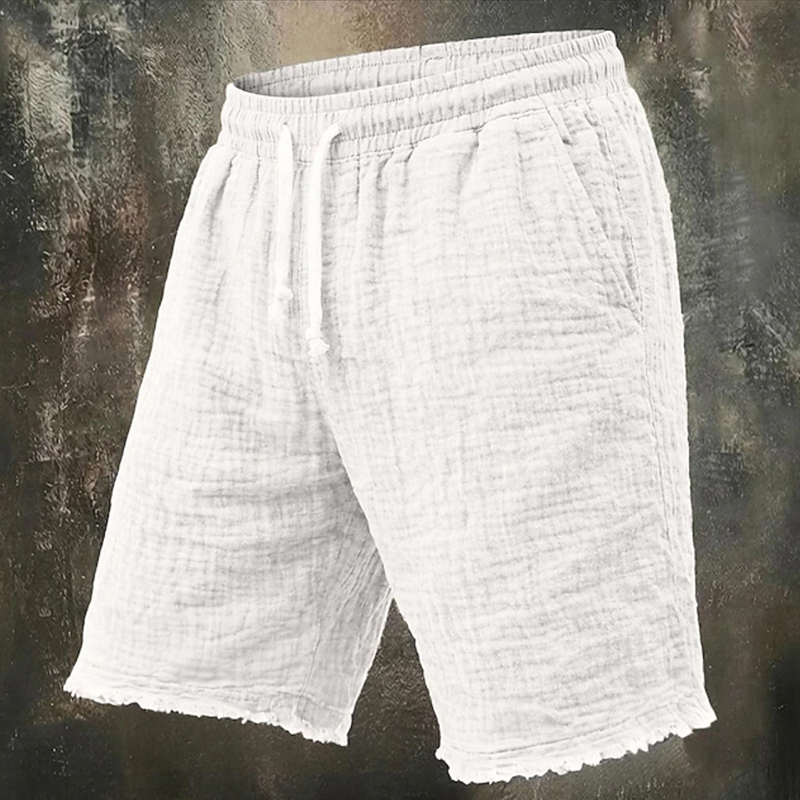 Moda Yırtık Keten Şort Erkek G - Short Linen Drawstring incelemesi ve fiyatı