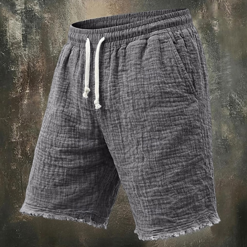 Moda Yırtık Keten Şort Erkek G - Short Linen Drawstring incelemesi ve fiyatı