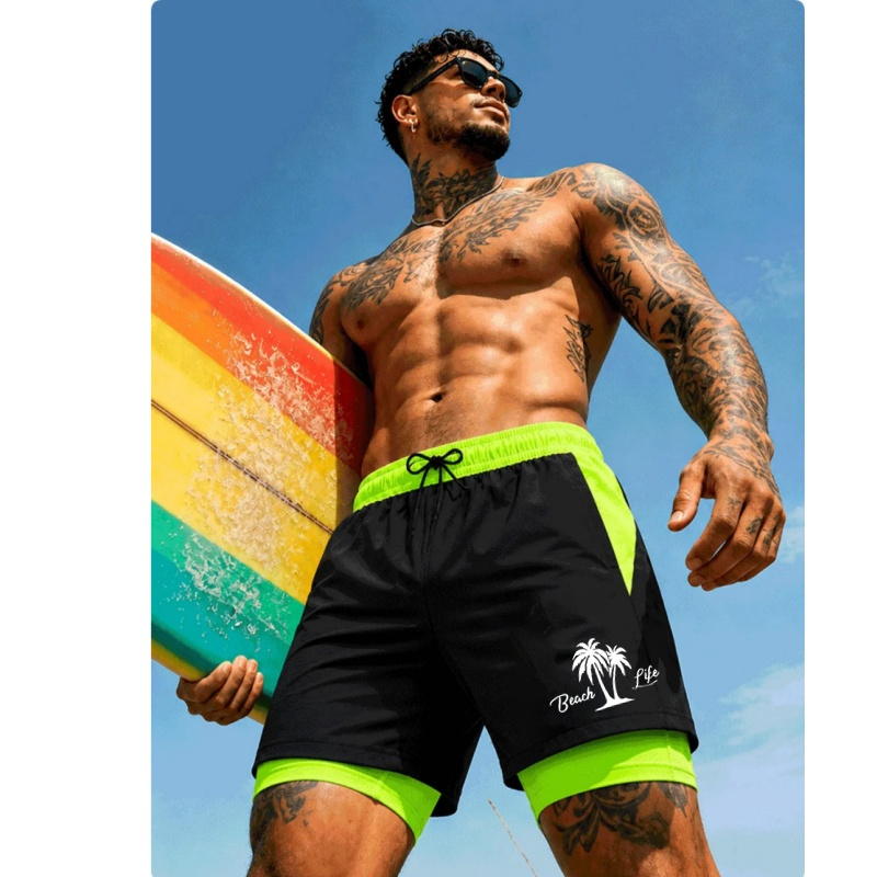 Erkek Yüzme Şortları Palmiye A - Trunks Board Surf incelemesi ve fiyatı