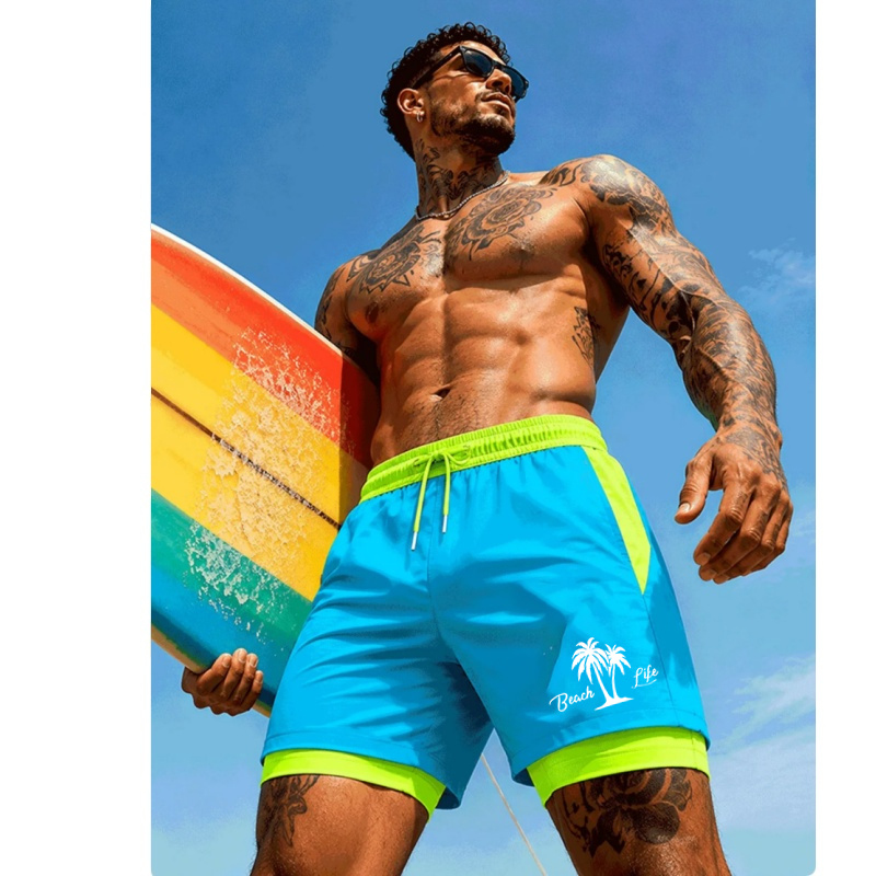 Erkek Yüzme Şortları Palmiye A - Trunks Board Surf incelemesi ve fiyatı