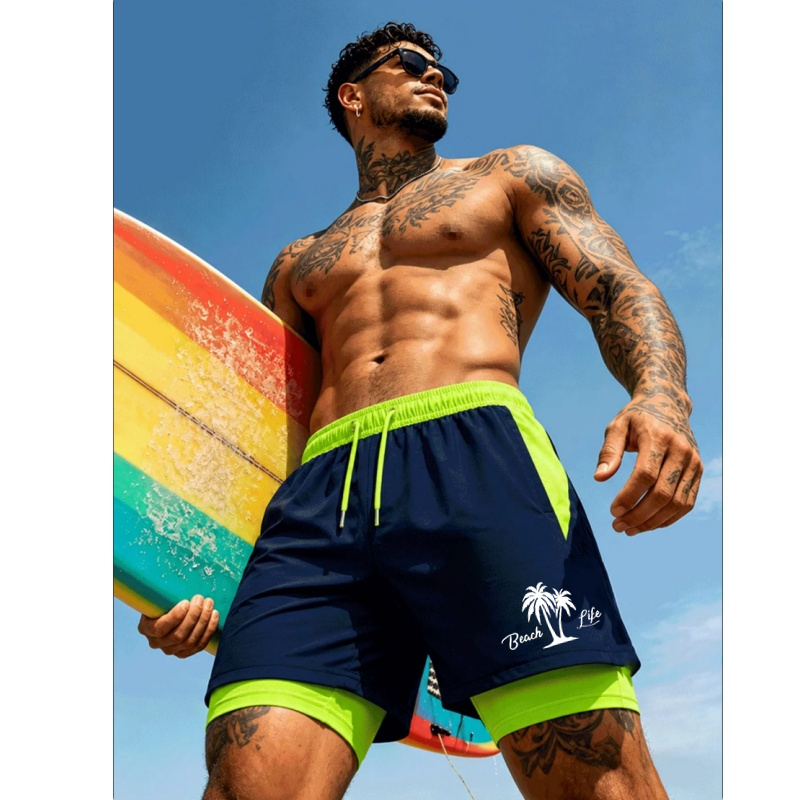 Erkek Yüzme Şortları Palmiye A - Trunks Board Surf incelemesi ve fiyatı