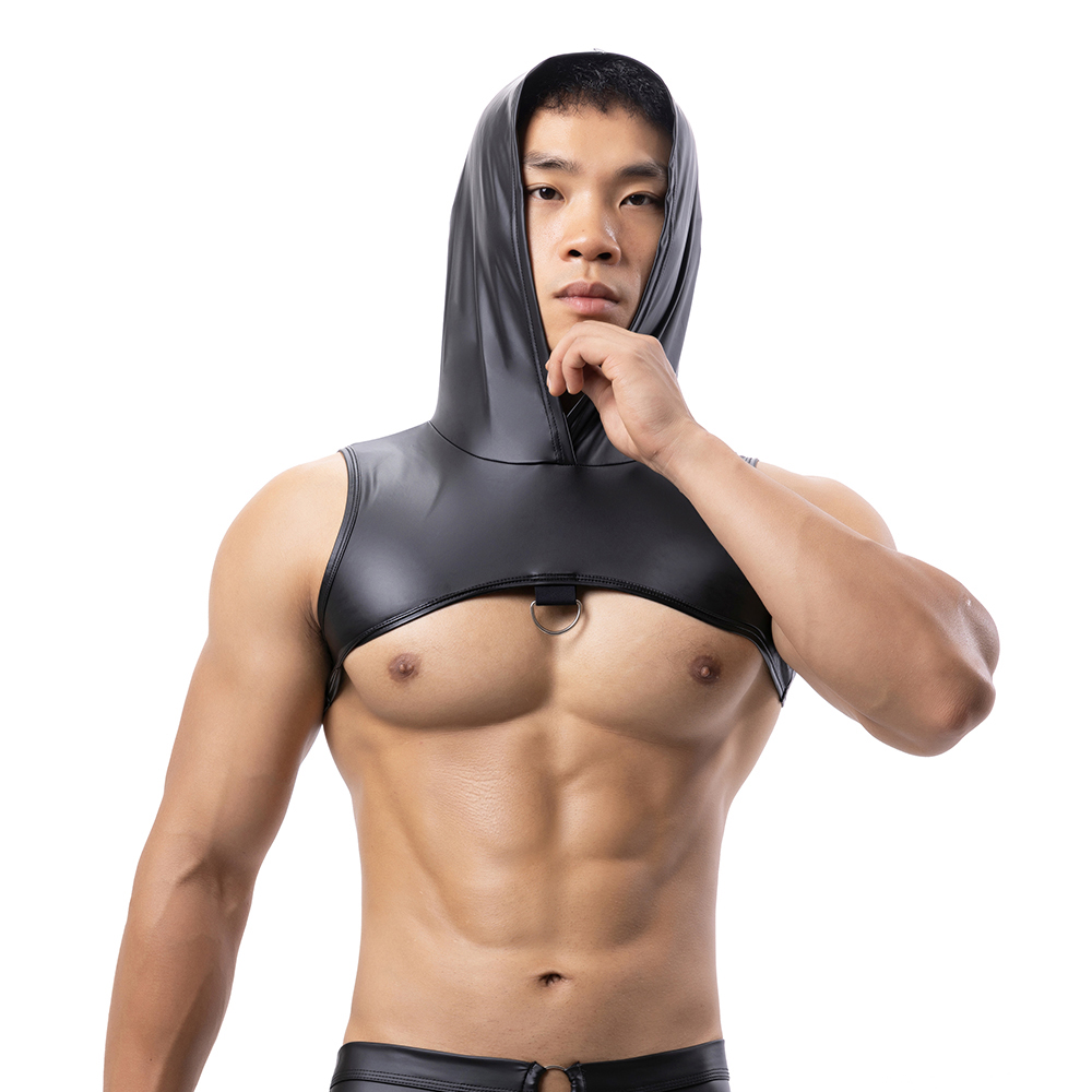 Erkekler Suni Deri Kapşonlu Sp - Tank Top Muscle incelemesi ve fiyatı