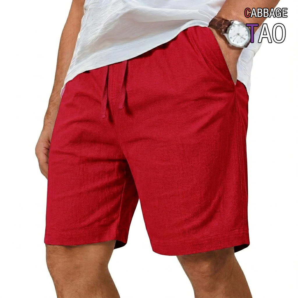 Büyük Beden Pamuklu Keten Şort - Short Linen Drawstring incelemesi ve fiyatı