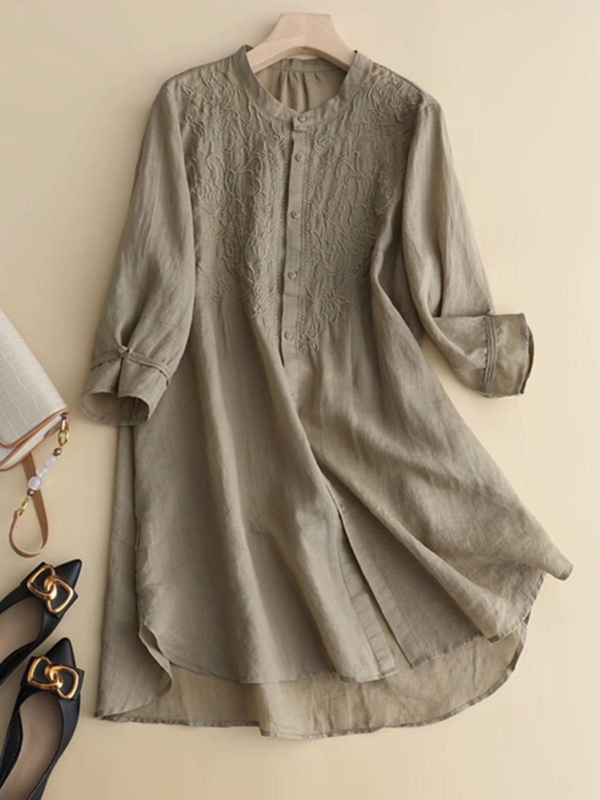 Bahar yaz nefes ince pamuk ket - Linen Shirt Breathable incelemesi ve fiyatı